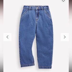 Boden paper bag wide leg denim blue jeans